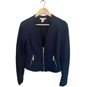 White House Black Market Women’s Navy Blue Size 6 Blazer